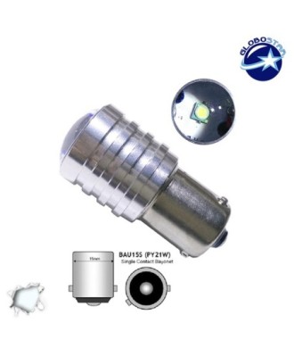 Λαμπτήρας LED BAU15S 1 CREE LED 10 Watt Ψυχρό Λευκό GloboStar 55633